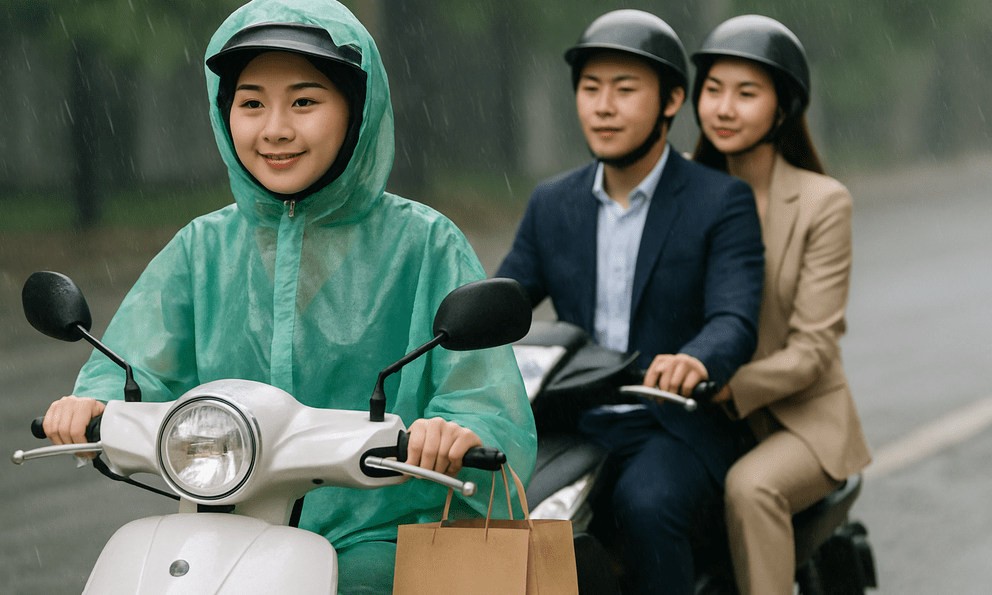 Đội mưa đi ship lẩu, vợ cay đắng bắt gặp chồng đang tình tứ chở đồng nghiệp: Cái kết bất ngờ