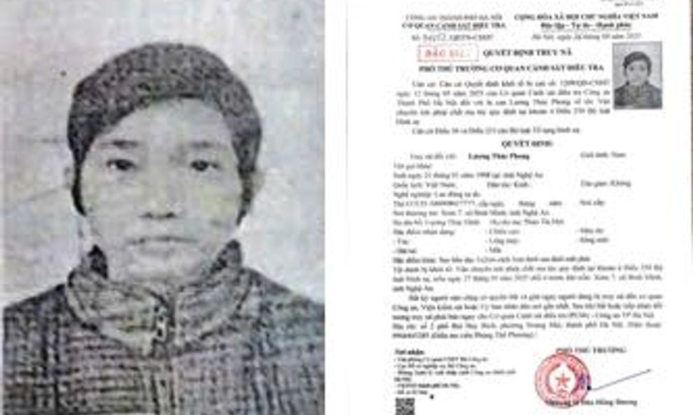 Truy nã Lương Thúc Phong