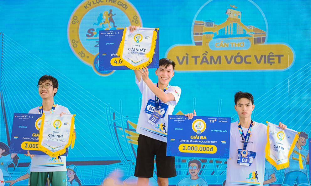 S-Race Cần Thơ 2025: Nuôi dưỡng thế hệ học sinh khỏe mạnh, tự tin, hạnh phúc mỗi ngày