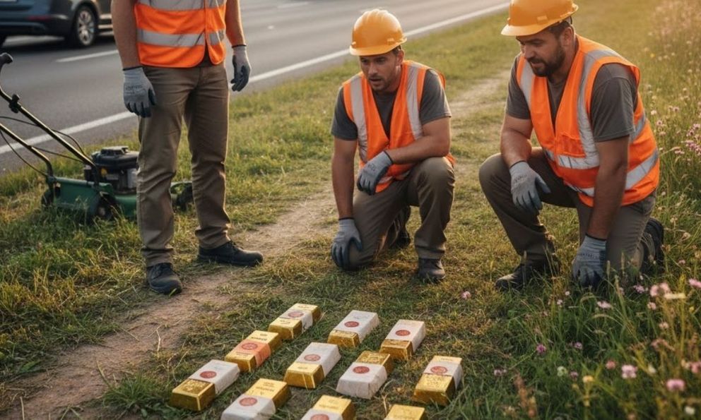 Công nhân phát hiện 8 thỏi vàng khi đang cắt cỏ: Cảnh sát vào cuộc, giá trị ước tính hơn 900 triệu đồng