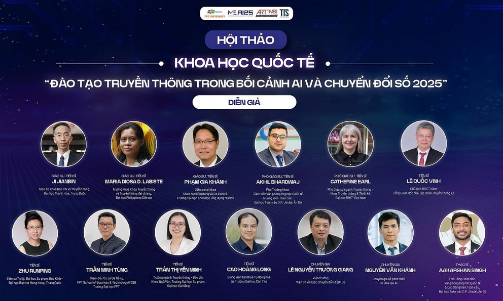 Nhiều học giả, chuyên gia uy tín góp mặt tại Hội thảo khoa học quốc tế ME.AI25