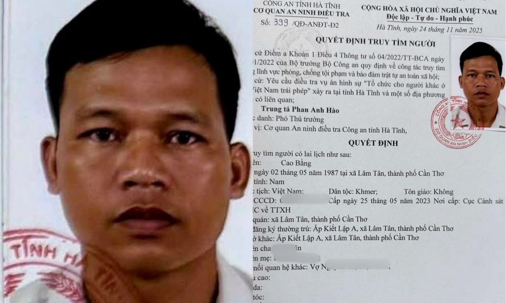 Truy tìm Cao Bằng sinh năm 1987