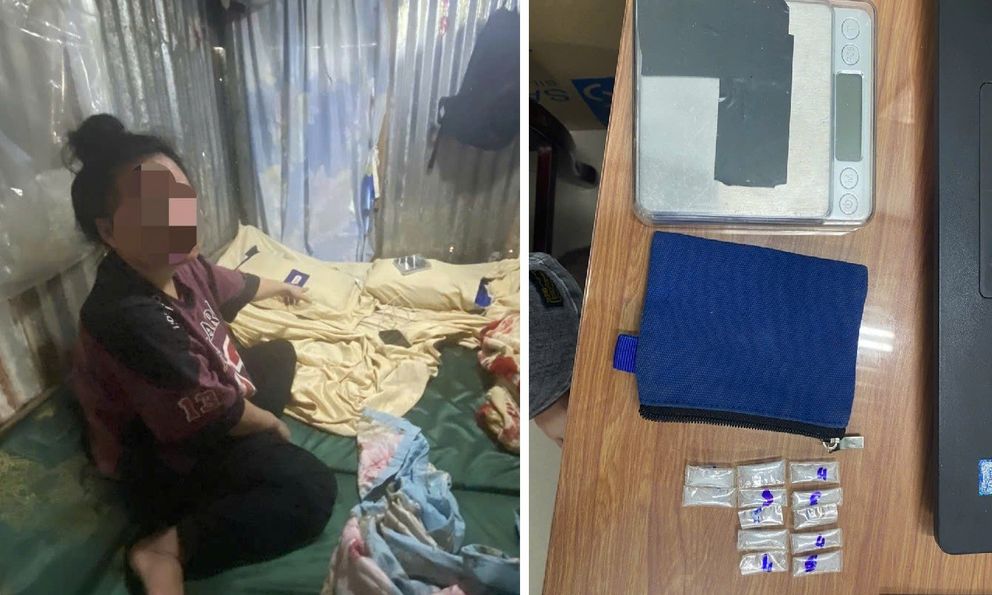 Bắt và khám xét nơi ở của một đôi nam nữ