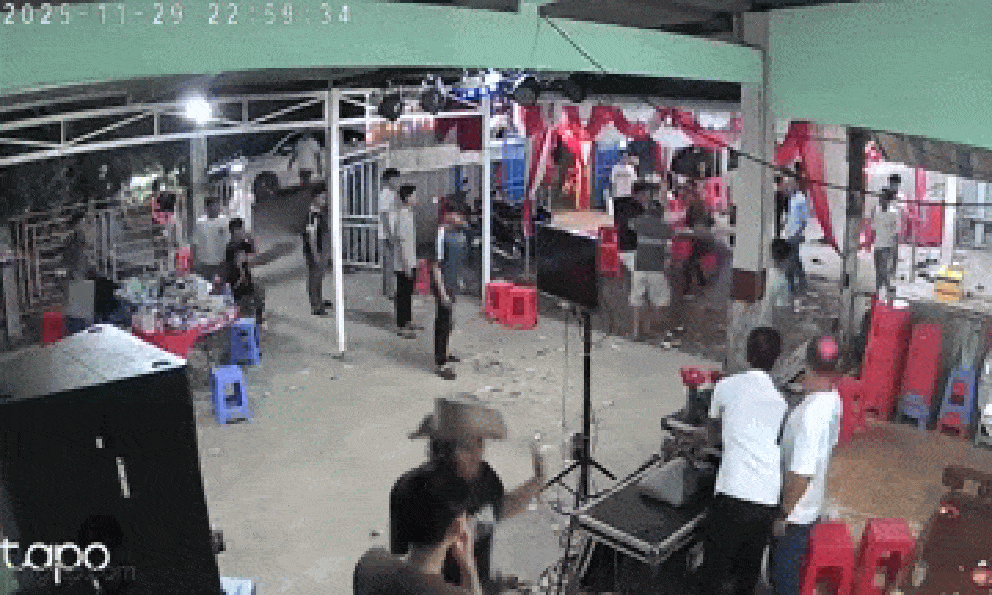Camera vụ một người bị đâm tử vong trong đám cưới: Mâu thuẫn khi nhảy múa trên sân khấu