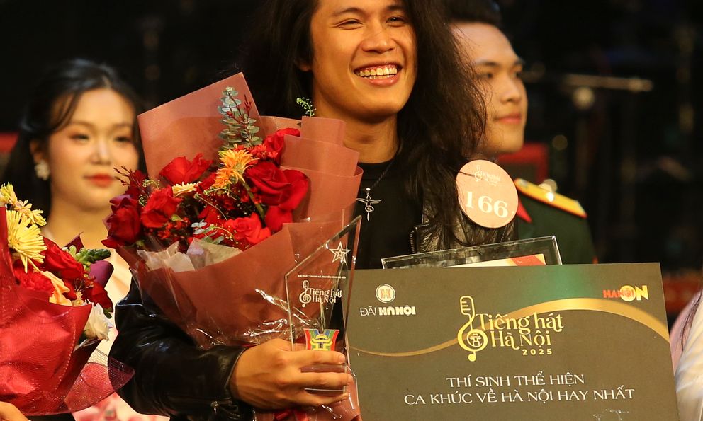 Thí sinh hát ca khúc về Hà Nội hay nhất tại cuộc thi 