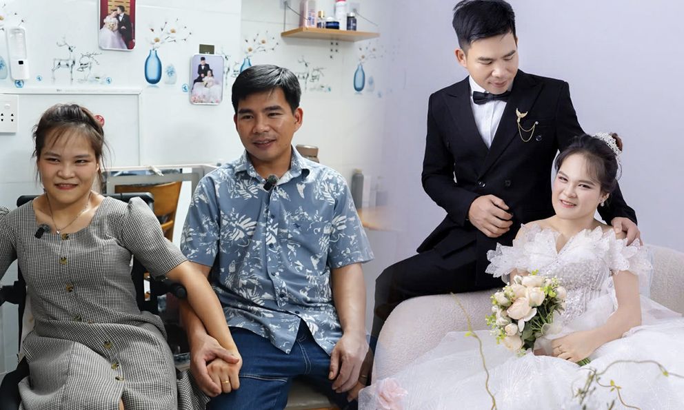 Anh chàng điển trai cưới cô gái ngồi xe lăn, cực thích một điều ở vợ, hứa sẽ yêu hết đời