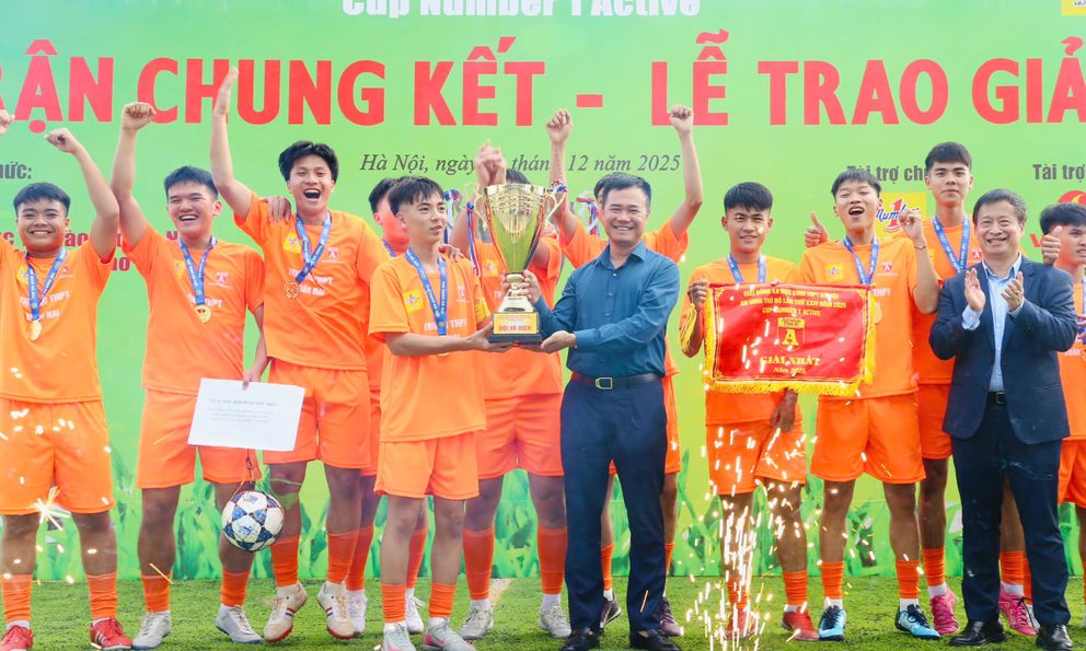 THPT Xuân Mai lần đầu vô địch Giải bóng đá học sinh THPT Hà Nội – An ninh Thủ đô 2025