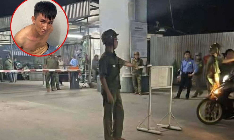 Tìm ra kẻ đâm tử vong bảo vệ ở cổng bệnh viện, hé lộ lý lịch bất hảo