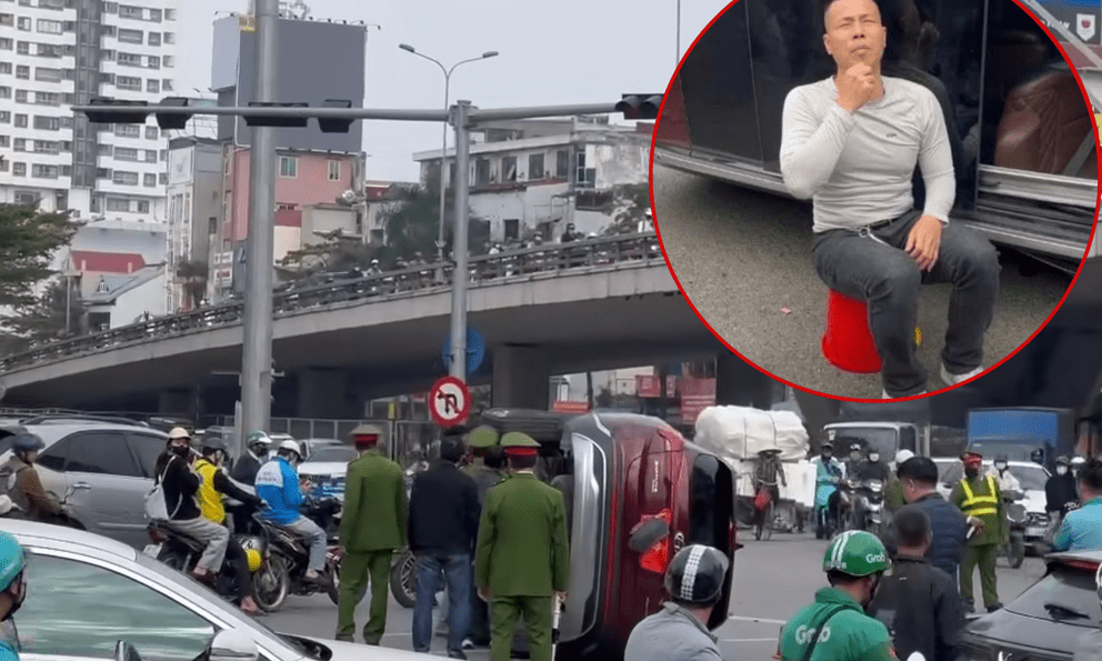 Tài xế Doãn Việt Cường trong vụ lật xe ở Ngã Tư Sở bị tạm giữ tội gì? 