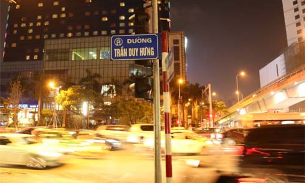 Đoạn đường Trần Duy Hưng, Hà Nội gây chú ý