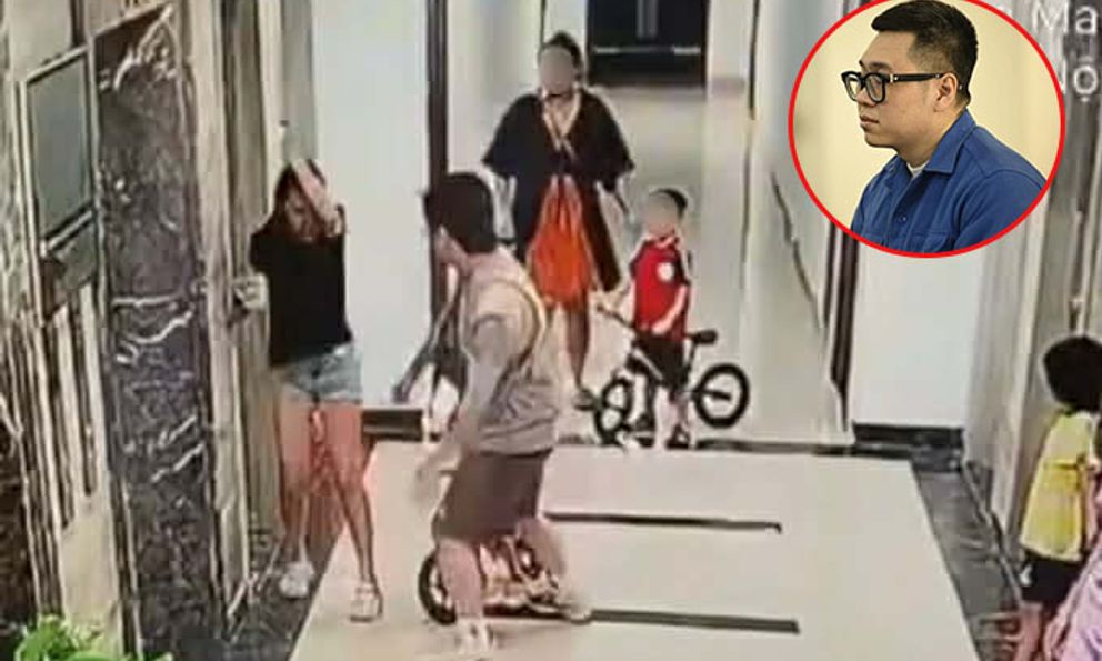 Người đàn ông hành hung cô gái tại sảnh chung cư ở Hà Nội nói vì bị vợ mắng, thương vợ trầm cảm