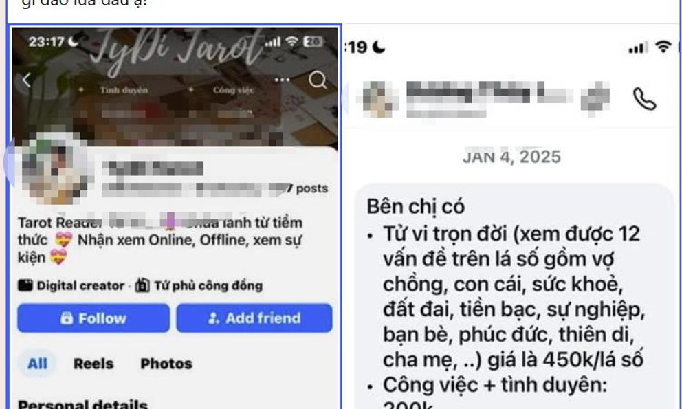 Xuất hiện thủ đoạn lừa đảo mới, người dân khi xem bói, giải hạn đầu năm đặc biệt chú ý