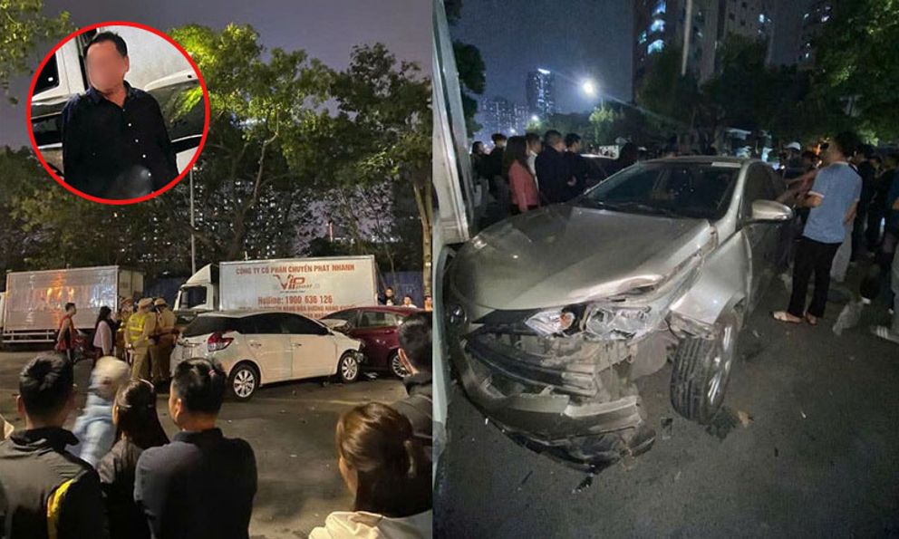 Vụ ô tô tông liên hoàn trên phố Hà Nội: Một nạn nhân nữ tử vong