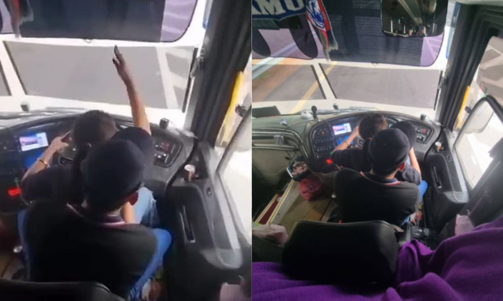 Tài xế xe buýt để 1 người phụ nữ ngồi lên đùi trong lúc lái xe, cảnh sát cho biết thêm: Anh ta đã có vợ