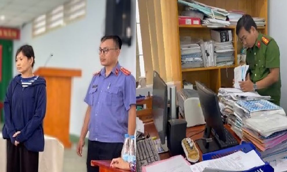 Tin mới vụ bắt tạm giam, khám xét nơi làm việc của nguyên cán bộ địa chính Trần Nguyễn Minh Nguyệt