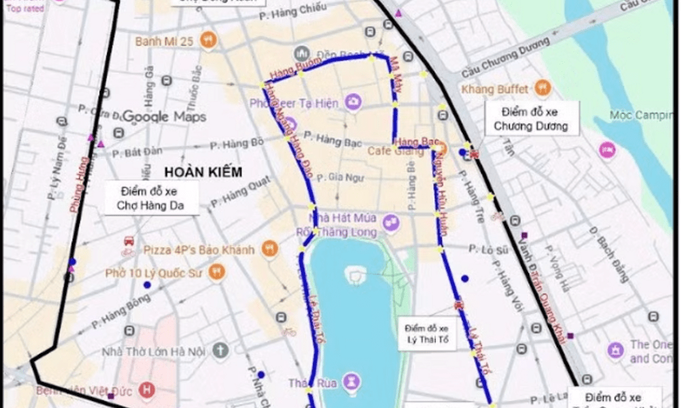 Hà Nội dự kiến thí điểm cấm xe xăng tại 11 tuyến phố thuộc phường Hoàn Kiếm từ 1/7: Đây là danh sách