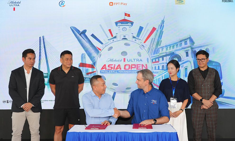 Giải Pickleball Michelob ULTRA - Châu Á Mở rộng 2026 công bố thưởng “khủng” 3 tỷ đồng