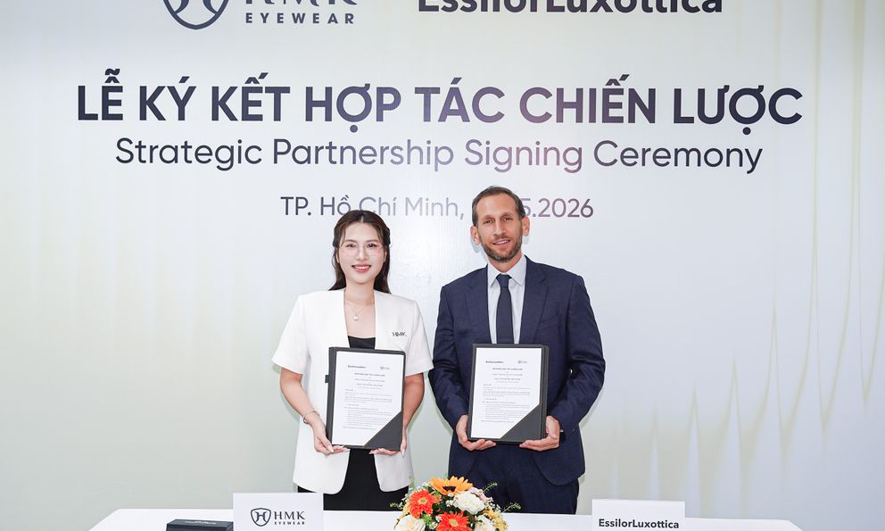 HMK Eyewear chính thức ký kết hợp tác chiến lược cùng EssilorLuxottica Việt Nam
