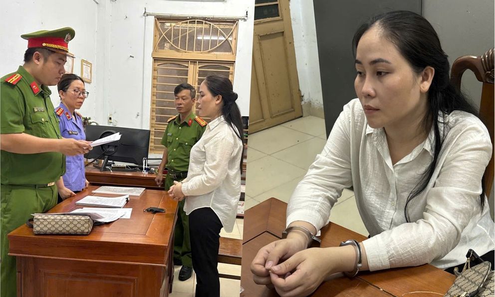Thi hành lệnh bắt tạm giam Nguyễn Thị Thu SN 1991