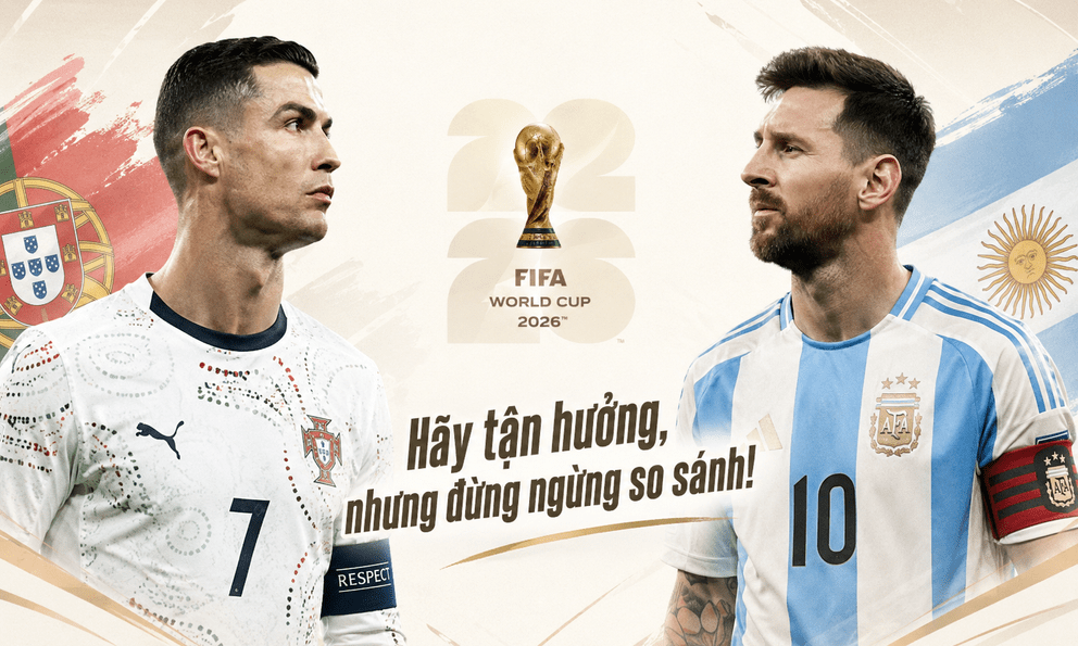 Ronaldo lại “khiêu chiến” Messi: Hãy tận hưởng, nhưng đừng ngừng so sánh!