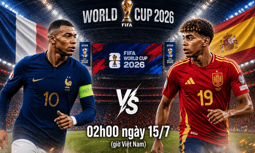Diễn biến trận đấu Pháp vs Tây Ban Nha: Mbappe 