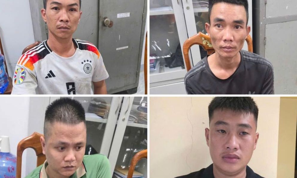 Công an kiểm tra khu vực hồ điều hòa lúc hơn 22 giờ đêm, 4 người đàn ông bị khởi tố