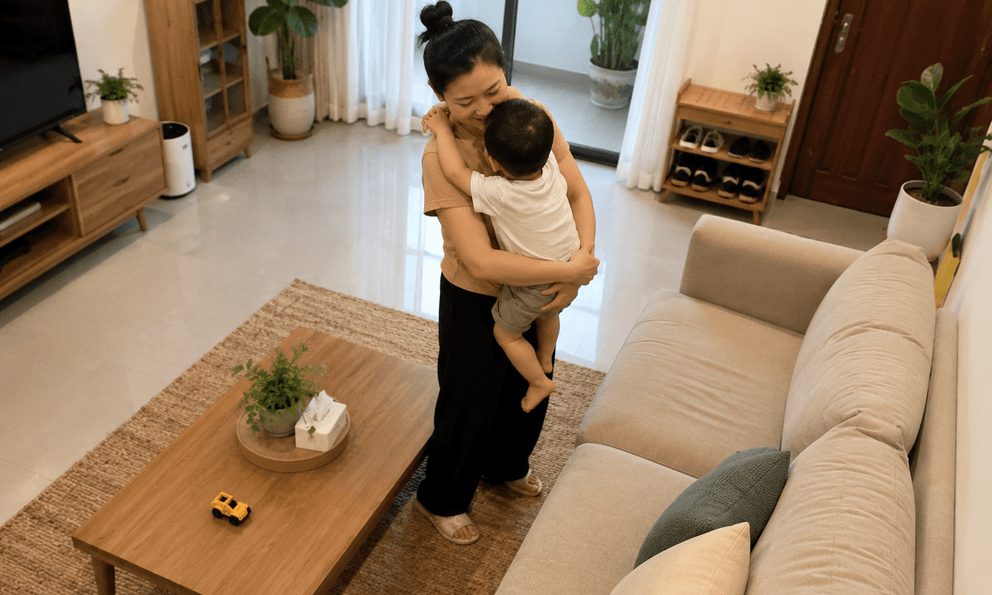 Cho bảo mẫu nghỉ việc sau gần 6 năm, vợ chồng sững sờ khi thấy hành động của con trai qua camera
