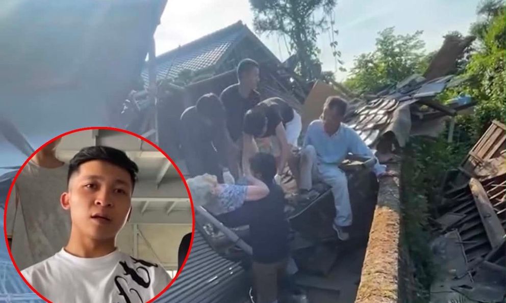  Chân dung 5 người Việt cứu cụ bà khỏi đống đổ nát trong động đất ở Nhật Bản, tiết lộ khoảnh khắc nguy hiểm
