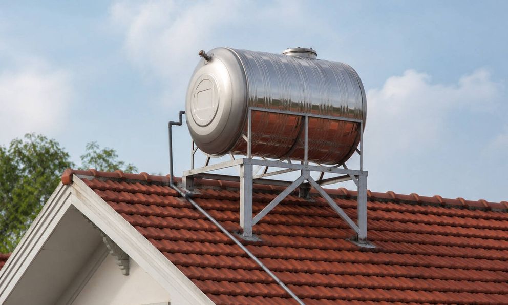 5 lời khuyên cho những gia đình đặt bồn nước trên mái nhà hoặc tầng cao