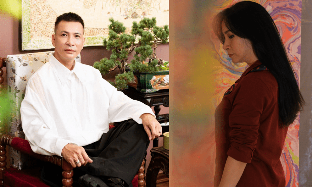 NTK Kenny Thái và họa sĩ Đặng Tố Anh: Cuộc gặp giữa hội họa và thời trang