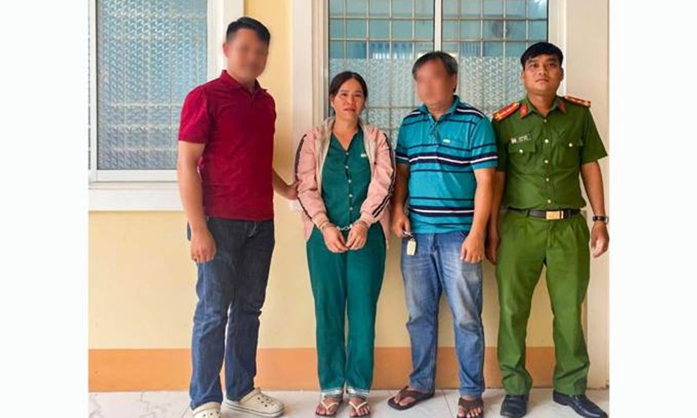 Bắt giữ Nguyễn Thị Hòa SN 1986