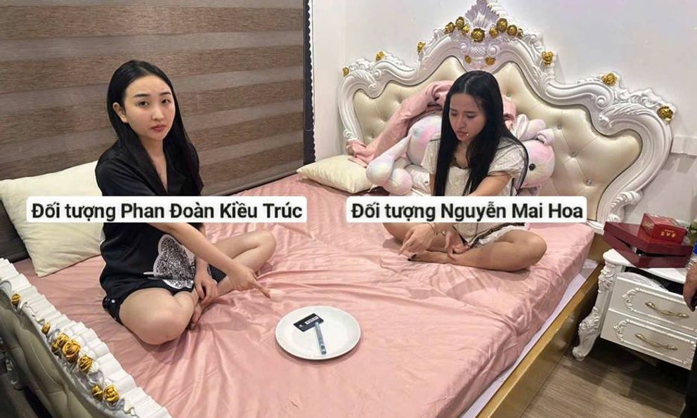 Bắt giữ Phan Đoàn Kiều Trúc cùng một cô gái trẻ