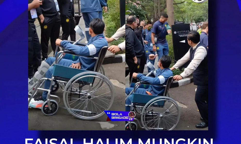 Trụ cột hàng công phải ngồi xe lăn, tuyển Malaysia nhận liền 2 tin dữ trước ngày đấu Việt Nam