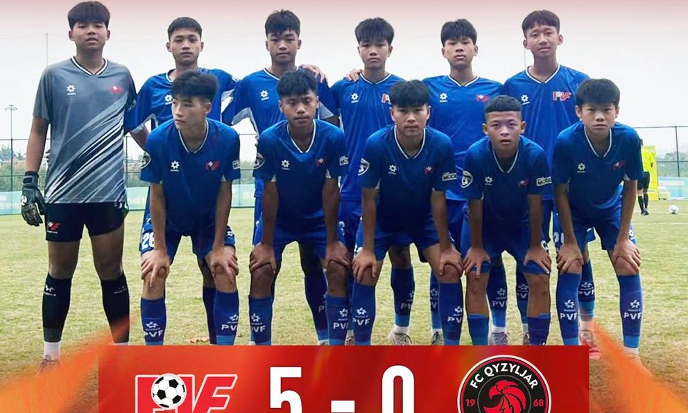 Đội bóng Việt Nam đại thắng 5-0 trước đối thủ châu Âu
