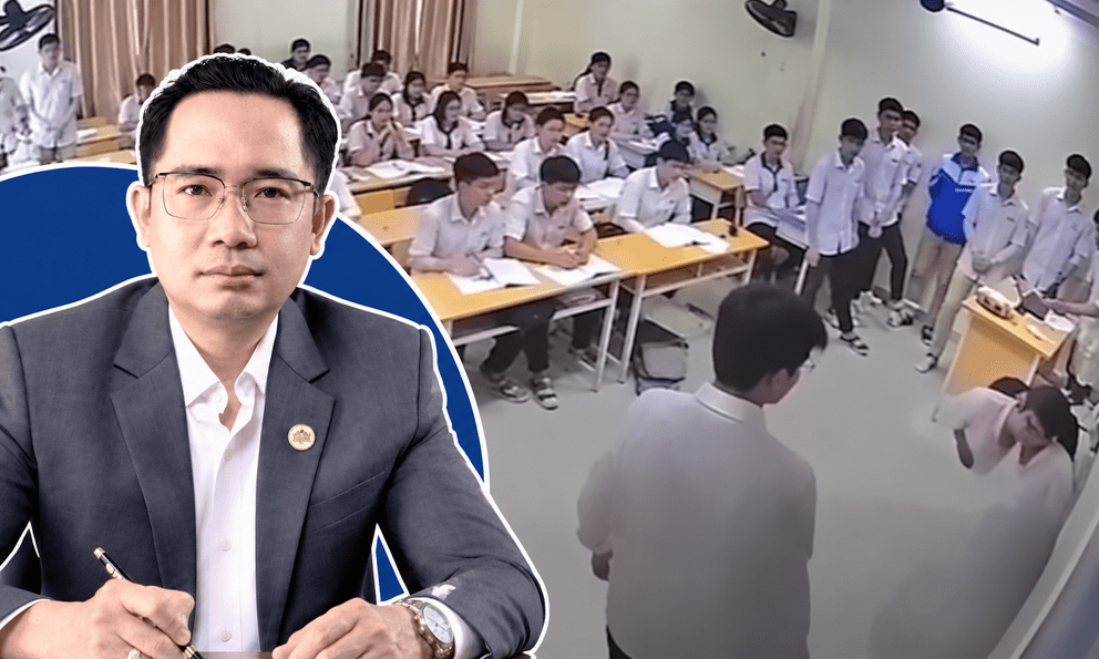 Vụ nam sinh hành hung cô giáo giữa lớp nhìn từ góc độ pháp lý