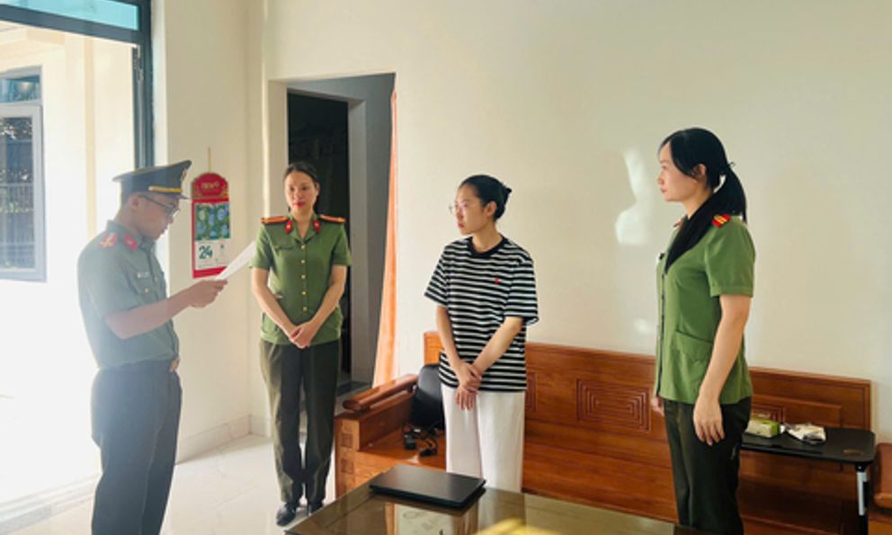 Lệnh bắt tạm giam đối với Mai Nguyễn Như Ngọc SN 2001