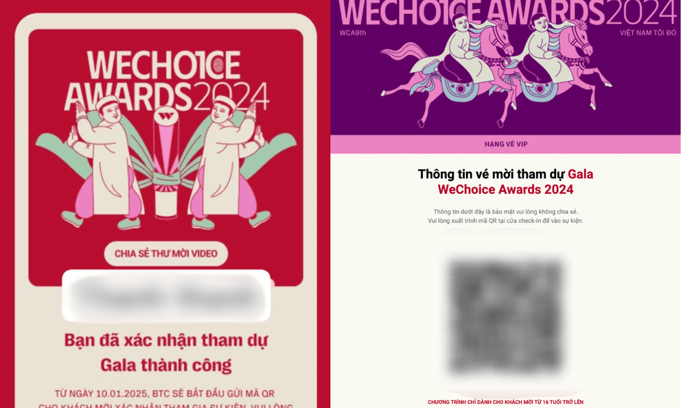 Cảnh báo tình trạng phe vé, vé chợ đen trước thềm Gala WeChoice Awards 2024