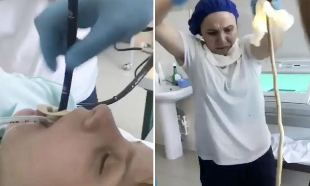  Kinh hoàng cảnh bác sĩ lôi con rắn dài 1,2m ra khỏi miệng một phụ nữ ở Nga