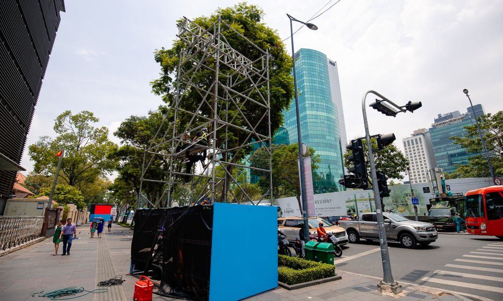 Xem diễu binh qua màn hình Led tại các tuyến đường nào ở Trung tâm TP.HCM?