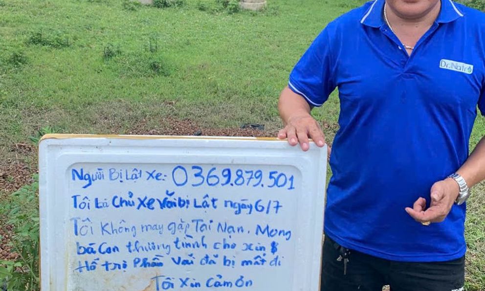 Vụ lật xe mất 4 tấn vải: Chủ hàng nhận được gần 10 triệu đồng từ nhiều số tài khoản lạ