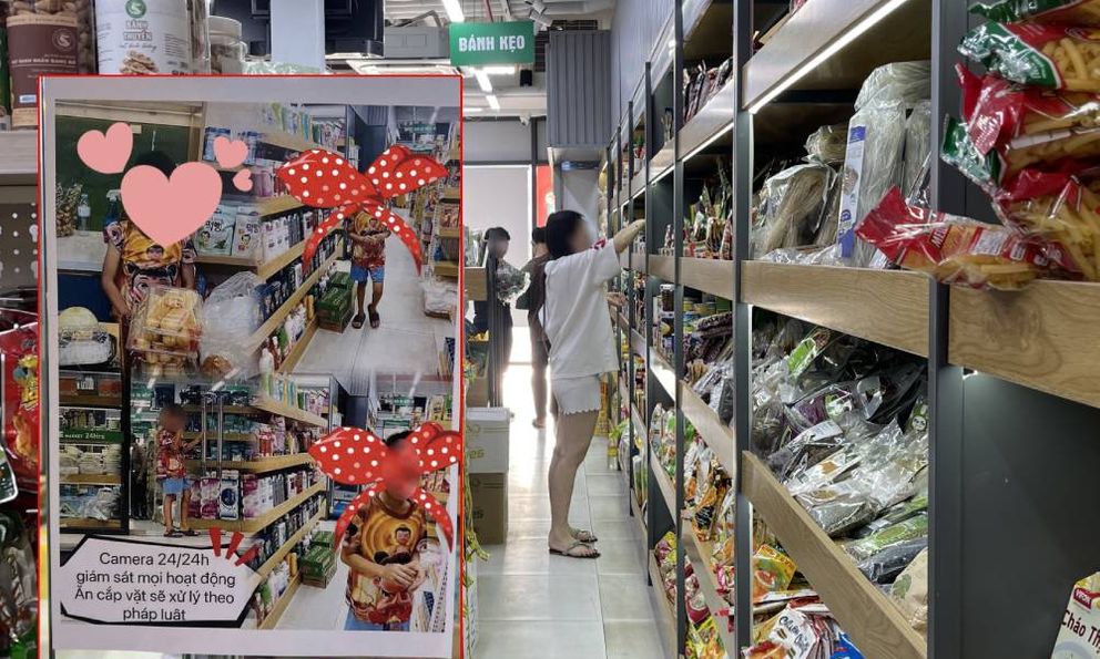 Một siêu thị ở Hà Nội dán ảnh trẻ em kèm cảnh báo trộm cắp trước cửa: Ghi nhận mới nhất!