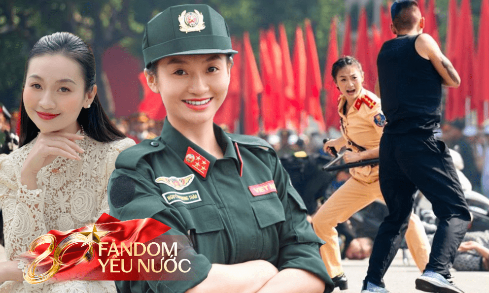 Đại uý Công an xinh đẹp, giỏi võ 