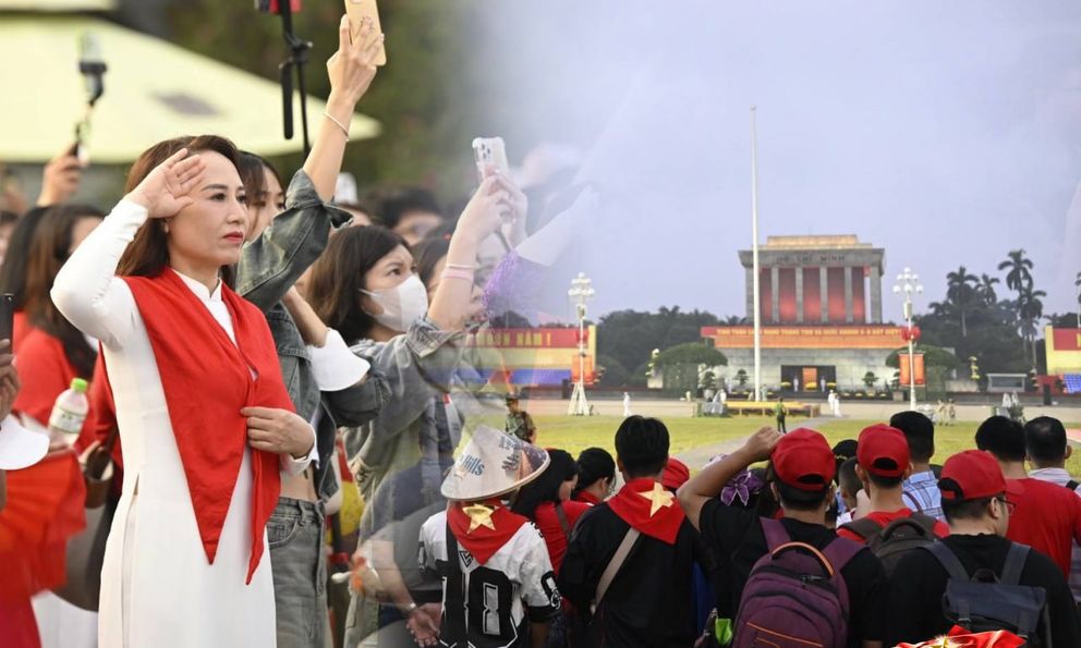 Ngày đầu tiên của tháng 9, hàng nghìn người dân đổ về Quảng trường Ba Đình tham dự Lễ Thượng cờ