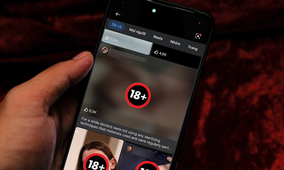 Facebook tại Việt Nam bất ngờ tràn ngập nội dung 18+ 