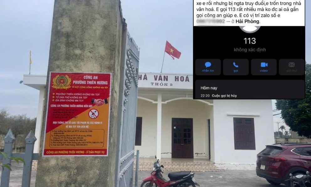 Công an Hải Phòng xác minh vụ chủ xe ô tô bị truy đuổi giữa đêm, trốn trong Nhà văn hóa cầu cứu