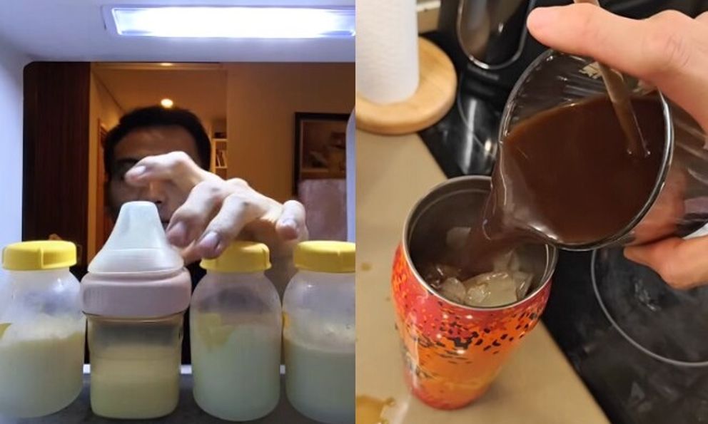 Dùng sữa mẹ pha chế đồ uống có an toàn?