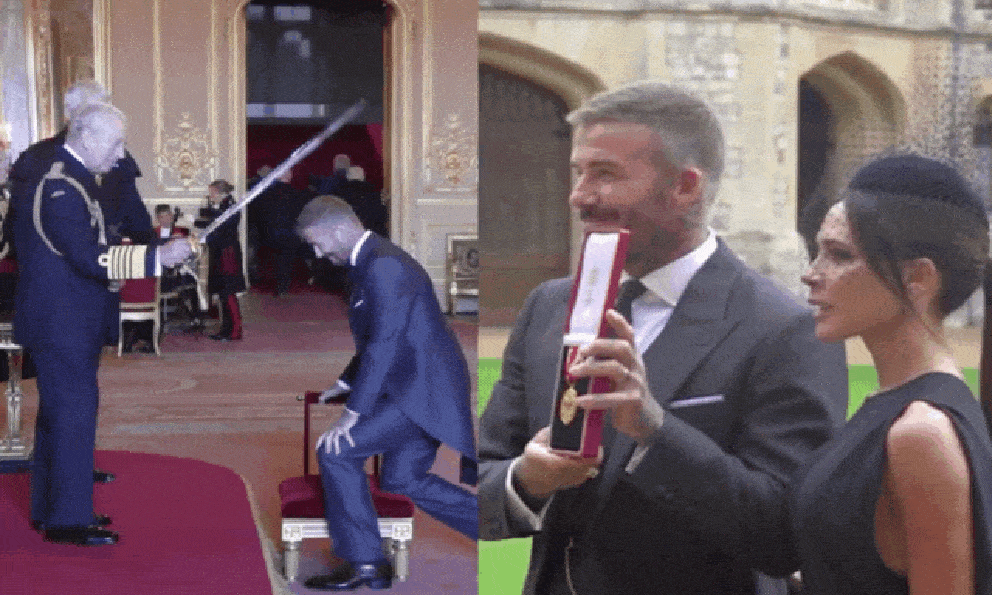 Đây là điều David Beckham từ bỏ trong ngày nhận phong tước Hiệp sĩ!