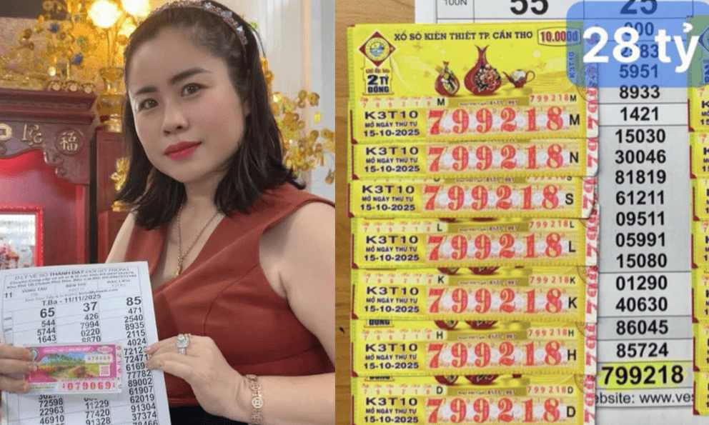 Mua vé số online: Người trúng 4,2 tỷ, một phụ nữ khác ẵm 25,8 tỷ đồng 