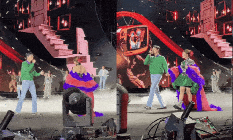 HOT: Đen chủ động nắm tay Hoàng Thuỳ Linh, trao nhau ánh mắt tình bể bình như muốn biến sân khấu thành lễ đường luôn rồi!