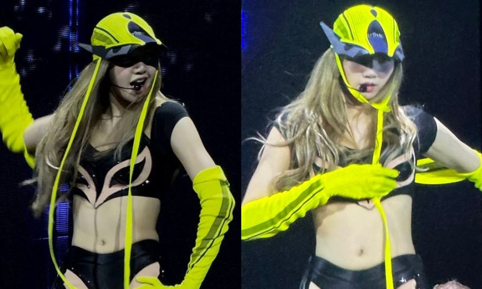 Lisa đang mặc cái gì thế này?